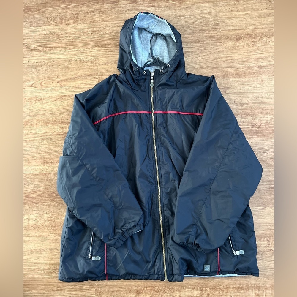 Black vintage 90s windbreaker